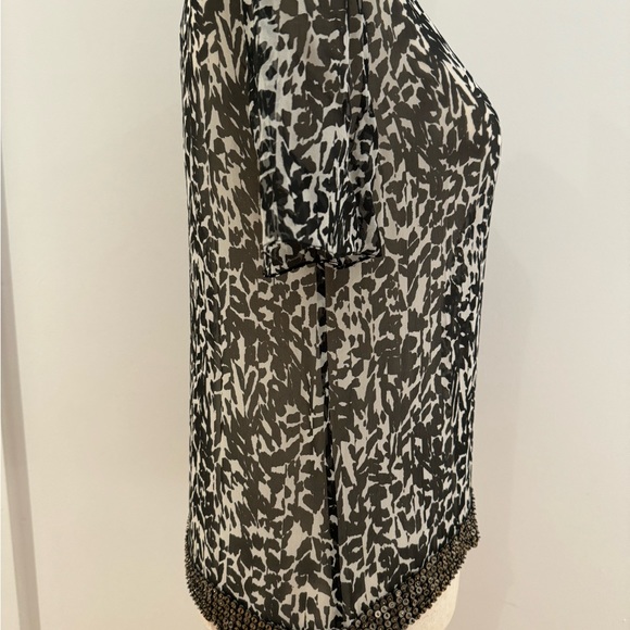 Isabel Marant new with tags silk shirt with neck and hem detailing - Picture 3 of 8